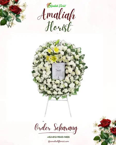 Krans Bunga Duka Gedung Wedding Tangerang Selatan